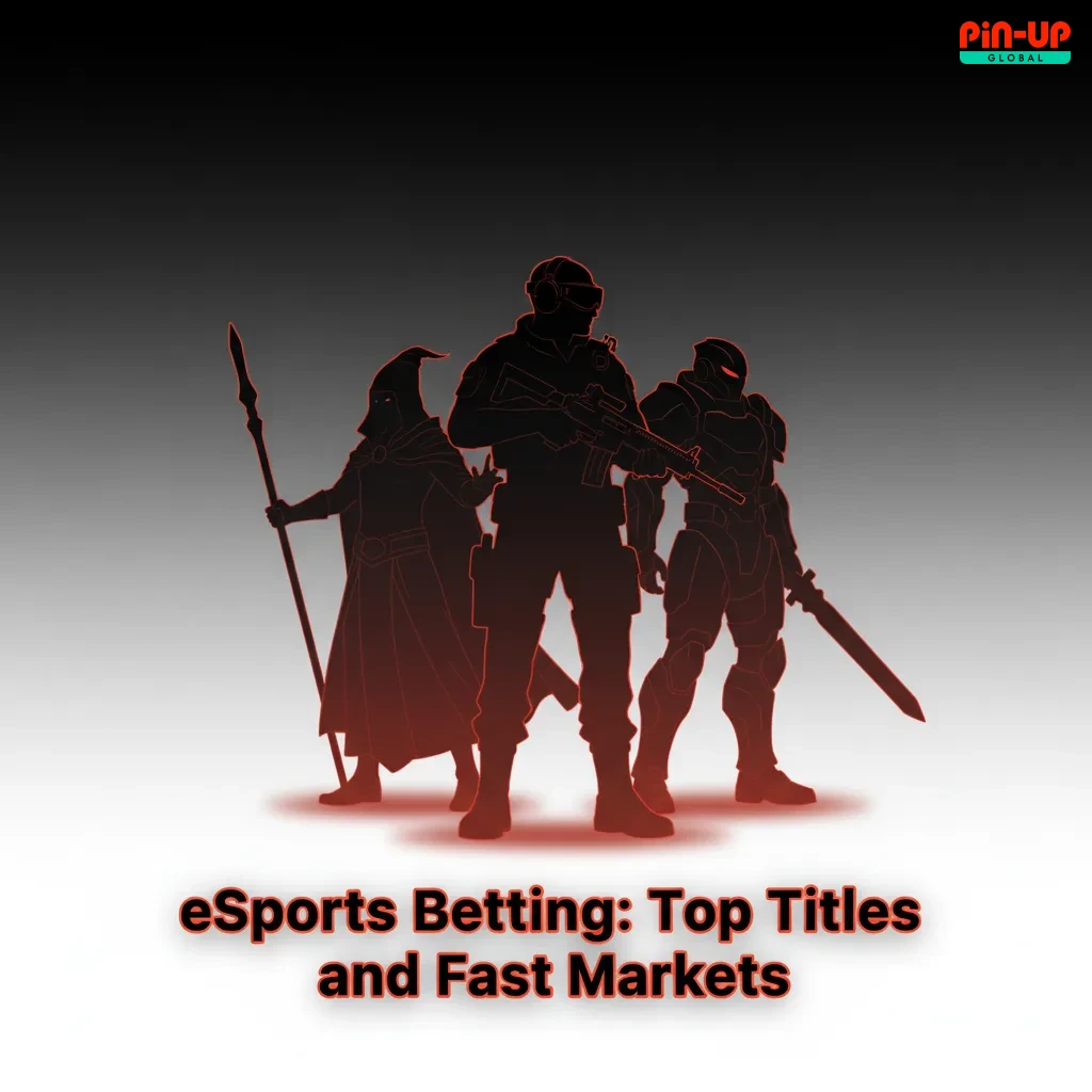 eSports betting banner featuring Dota 2, CS2, StarCraft, and LoL with fast markets for maps, totals, rounds, and winners.